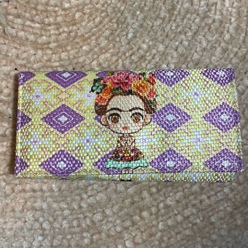 Frida Kahlo Designed Wallet - Bought from Cancun Mexico